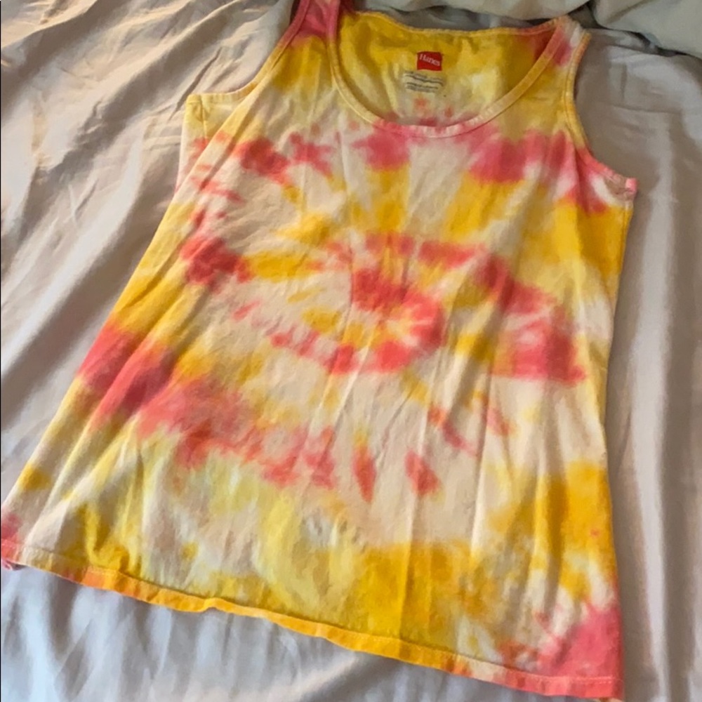 Hanes Custom Tie Dye Tank